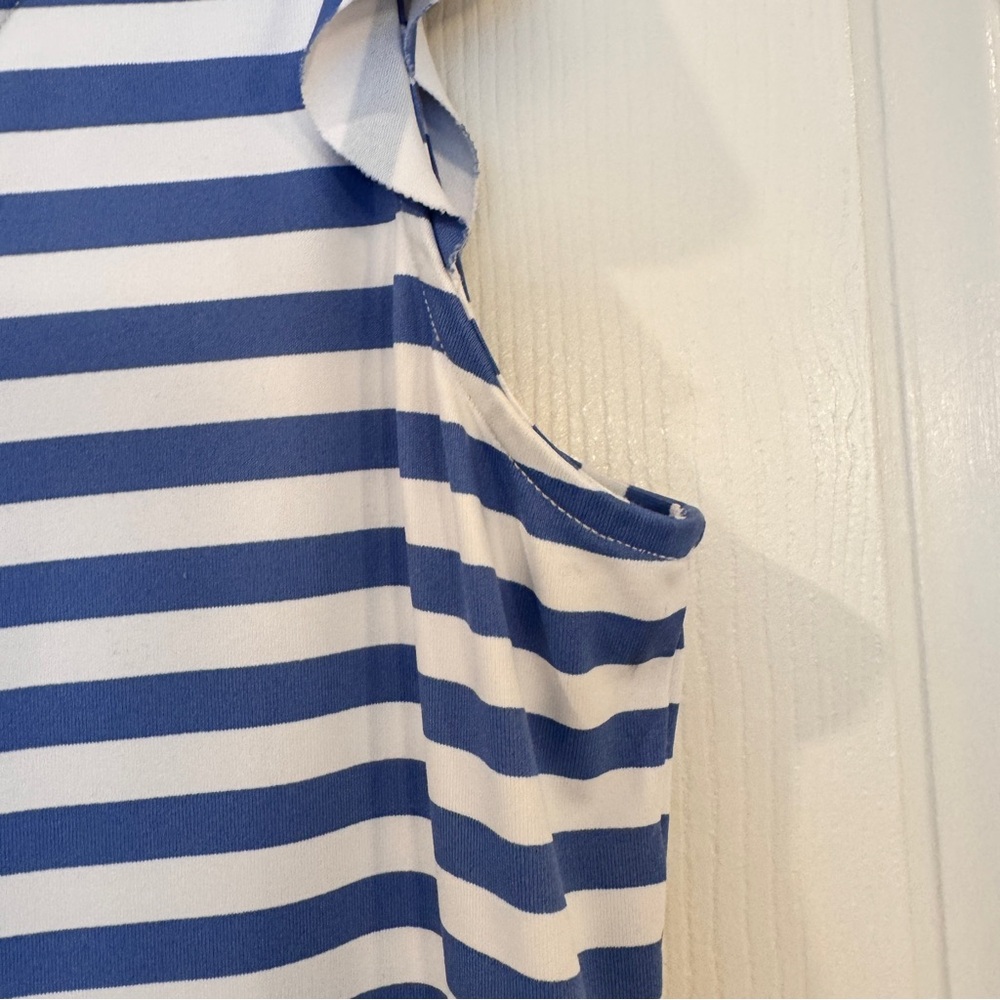 Tommy Bahama Blue and White Striped Swim Coverup Dress - Picture 9 of 11